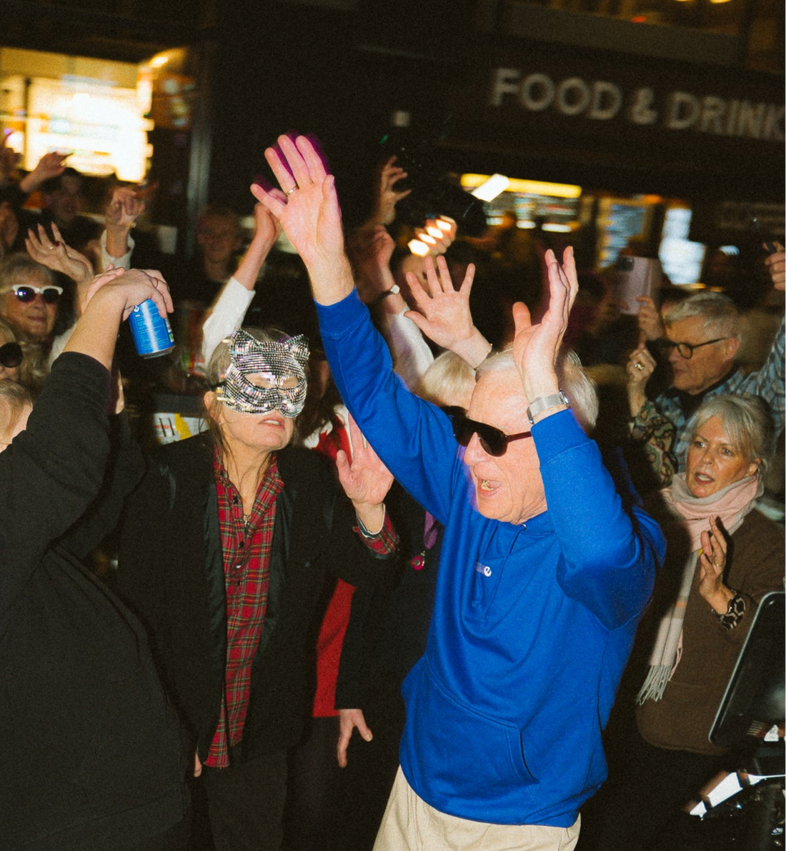 Senior Rave på KBH hovedbanegård – Dansevand